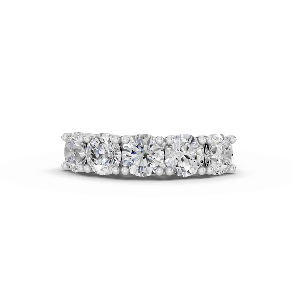 360 degree view of Tradition Trellis Five-Stone Diamond Band (3.00 ct. tw.)