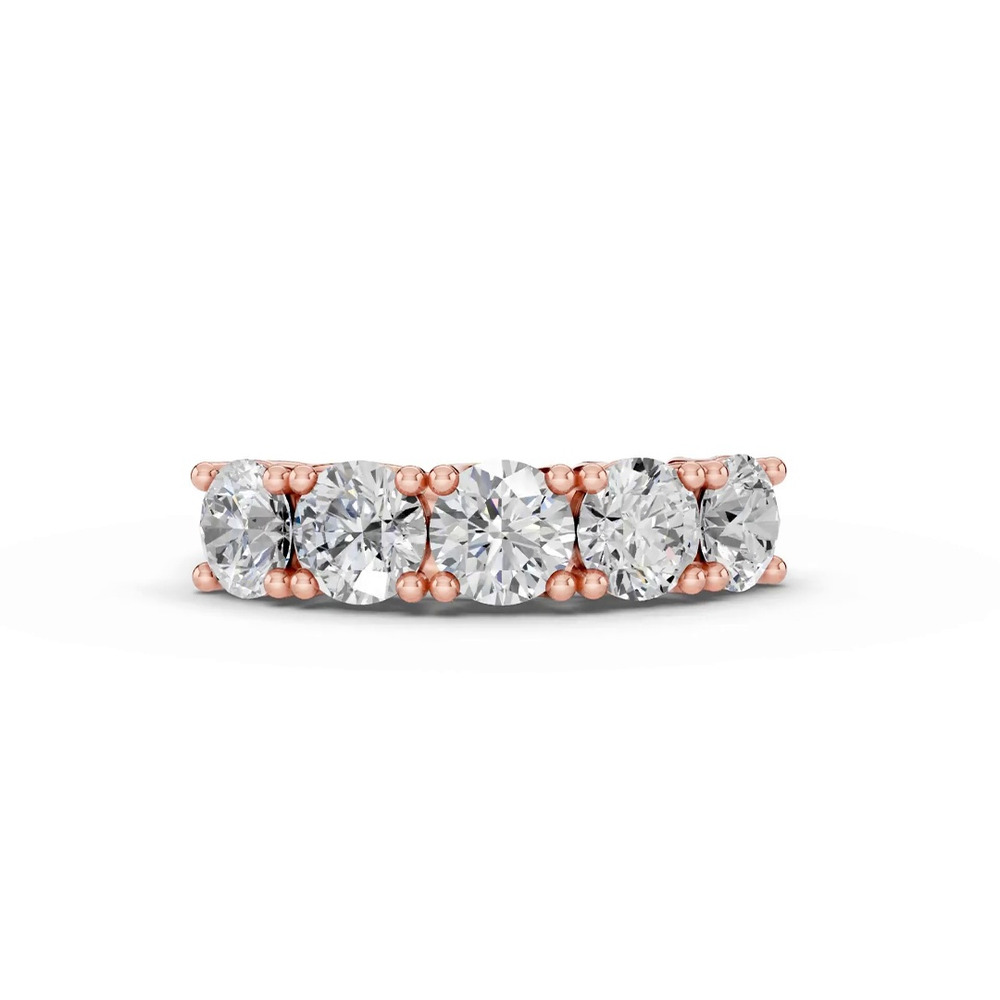 360 degree view of Signature Hearts & Arrows Trellis Five-Stone Diamond Band (2.50 ct. tw.)