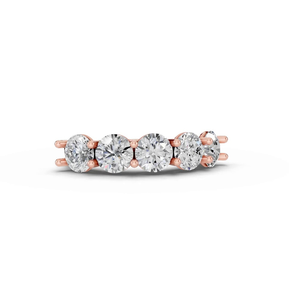 360 degree view of Tradition U-Prong Five-Stone Diamond Band (3.00 ct. tw.)
