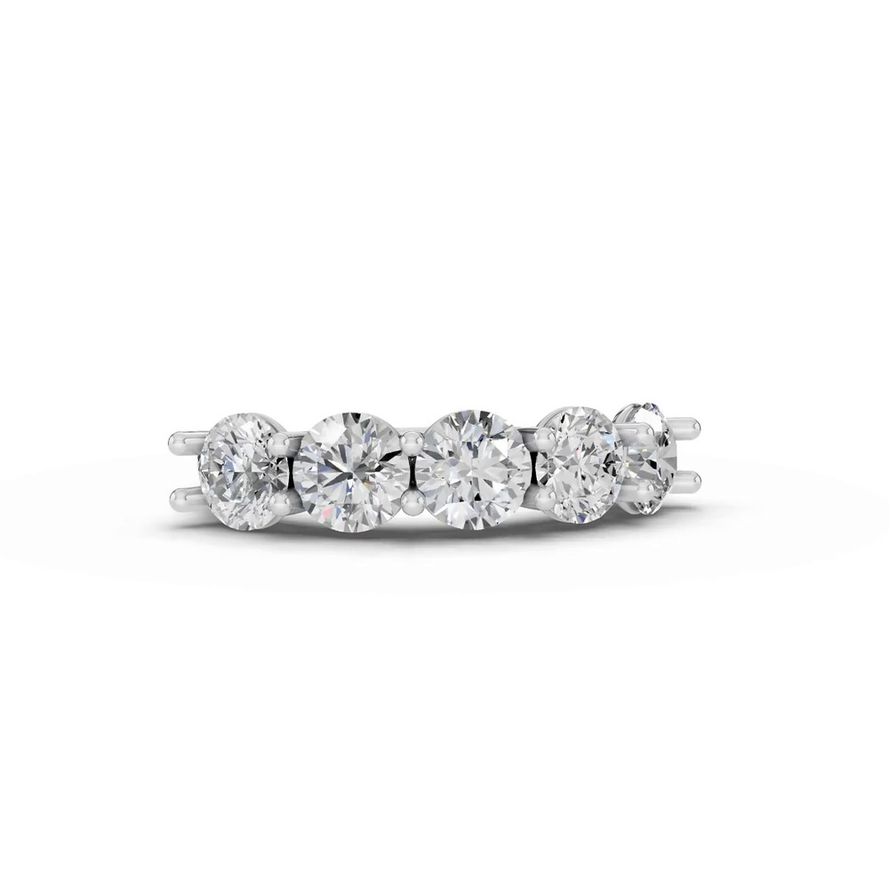 360 degree view of Tradition U-Prong Five-Stone Diamond Band (3.00 ct. tw.)