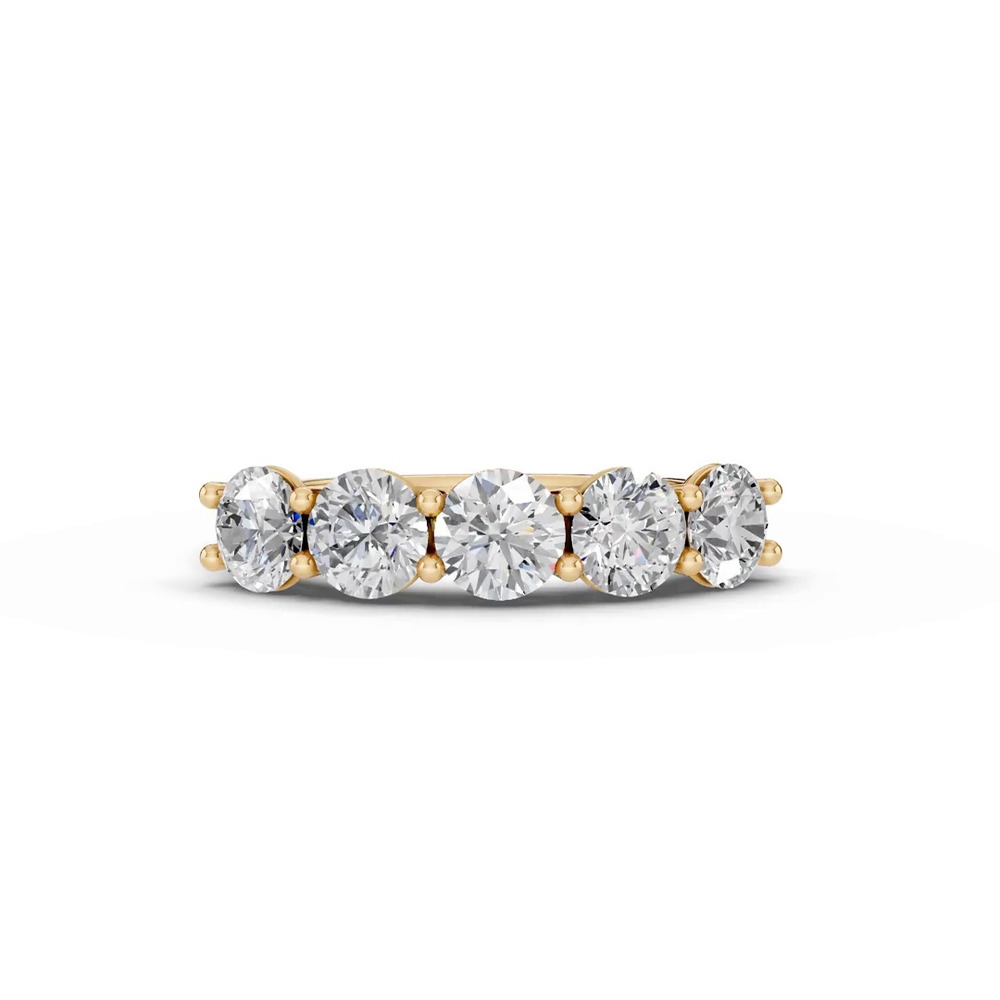 360 degree view of Tradition U-Prong Five-Stone Diamond Band (2.00 ct. tw.)