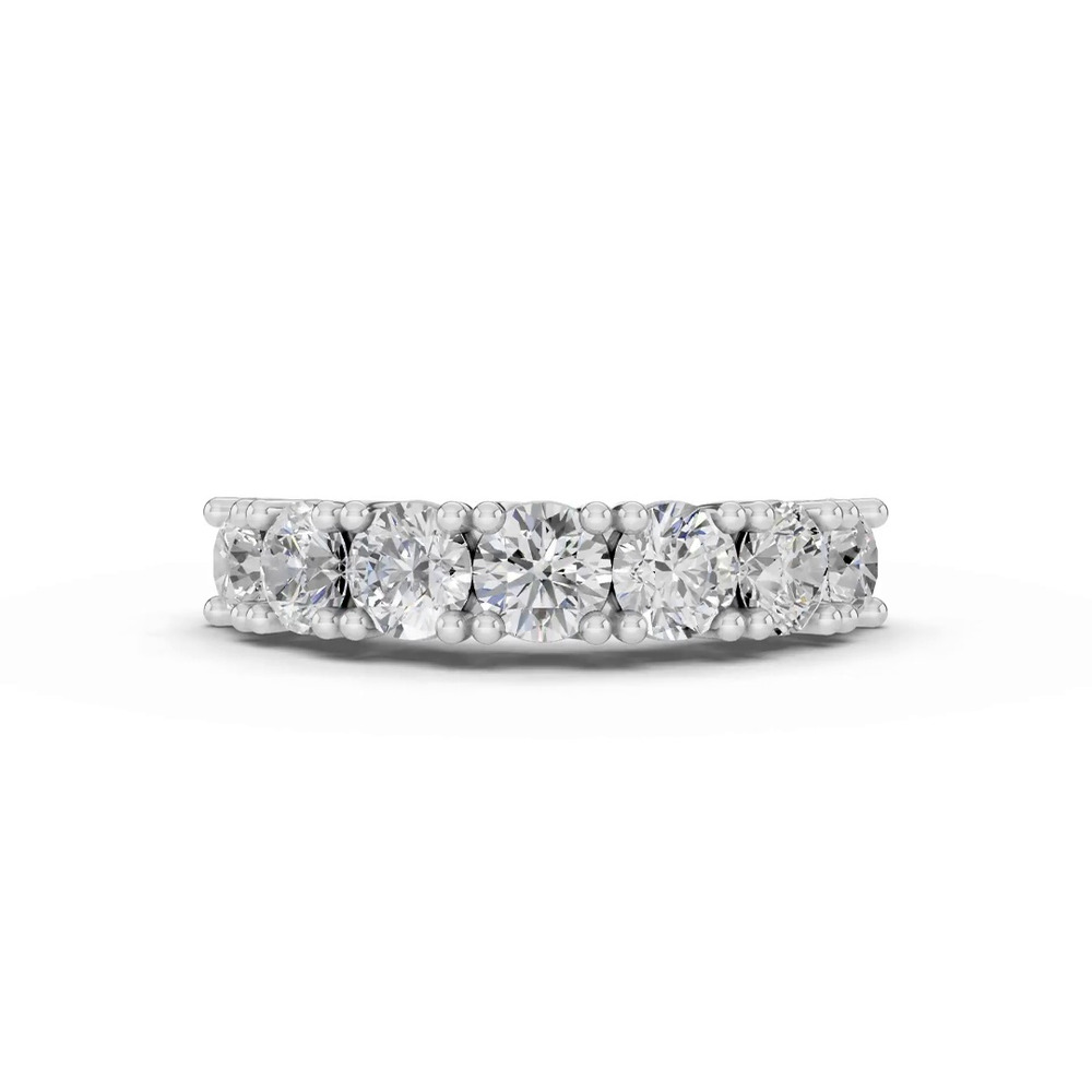 360 degree view of Signature Hearts & Arrows  Trellis Seven-Stone Diamond Band (3.00 ct. tw.)