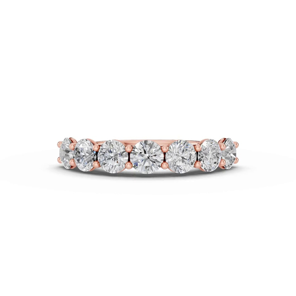360 degree view of Signature Hearts & Arrows U-Prong Seven-Stone Diamond Band (2.00 ct. tw.)