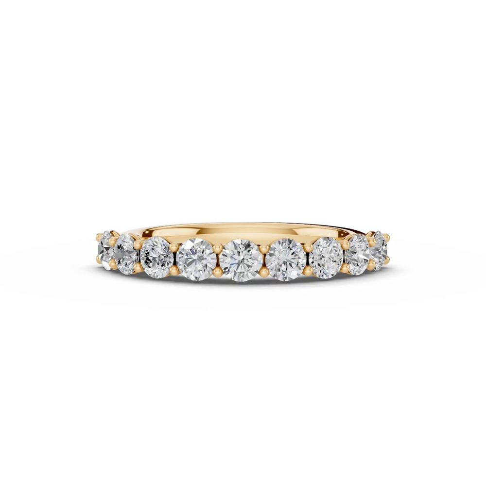 360 degree view of Tradition U-Prong Nine-Stone Diamond Band (1.00 ct. tw.)