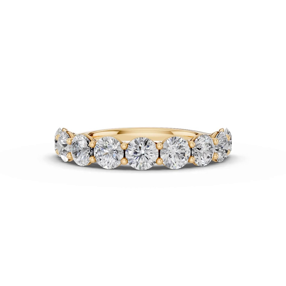 360 degree view of Tradition U-Prong Nine-Stone Diamond Band (3.00 ct. tw.)