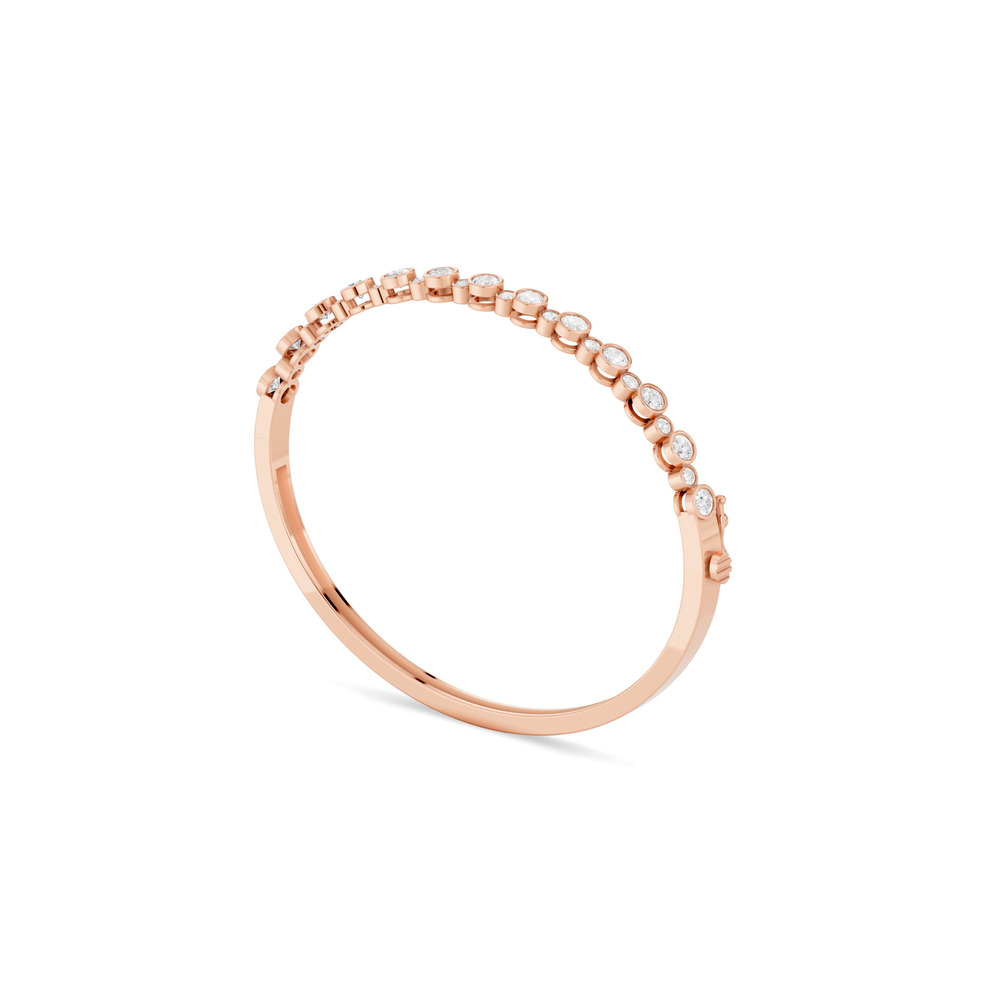 360 degree view of Bezel Sequence Lab Diamond Bangle (1.80 ct. tw.)