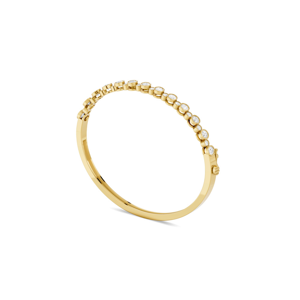 360 degree view of Bezel Sequence Lab Diamond Bangle (1.80 ct. tw.)