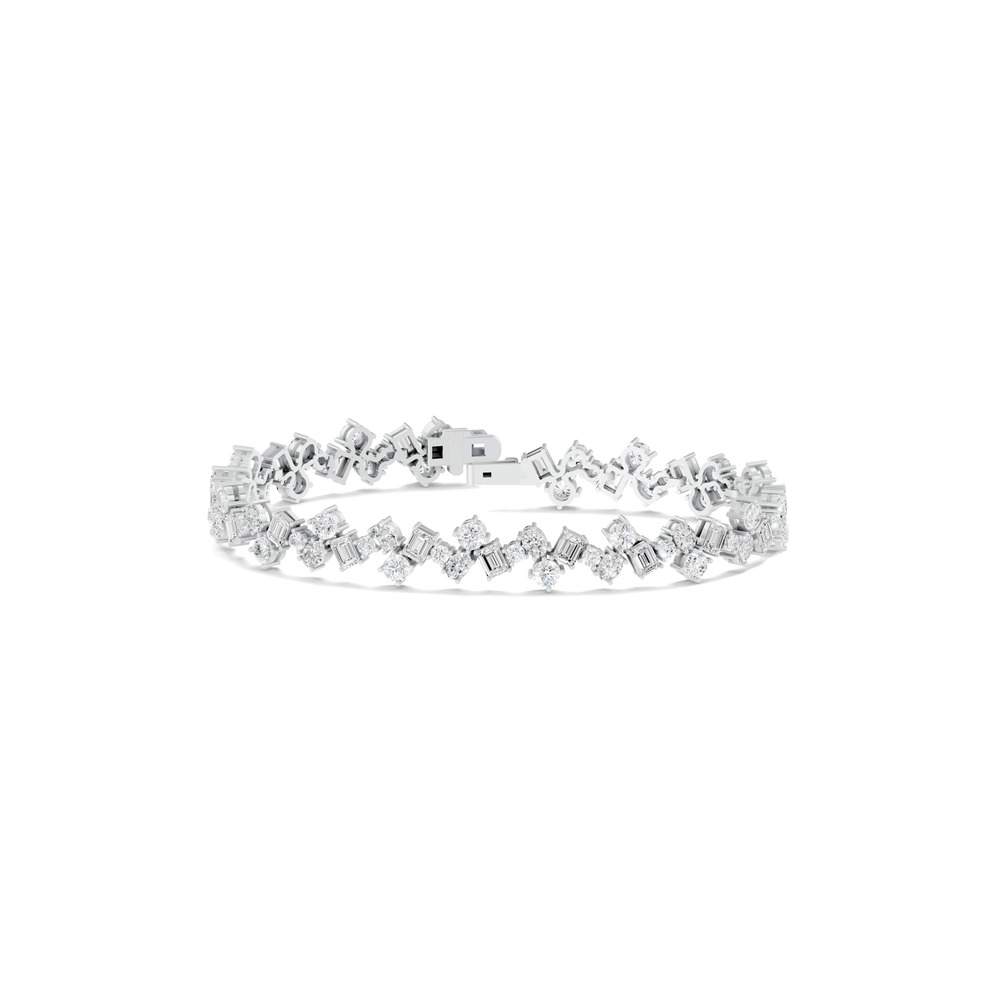 360 degree view of Mixed Shape Ensemble Lab Diamond Bracelet (11 ct. tw.)
