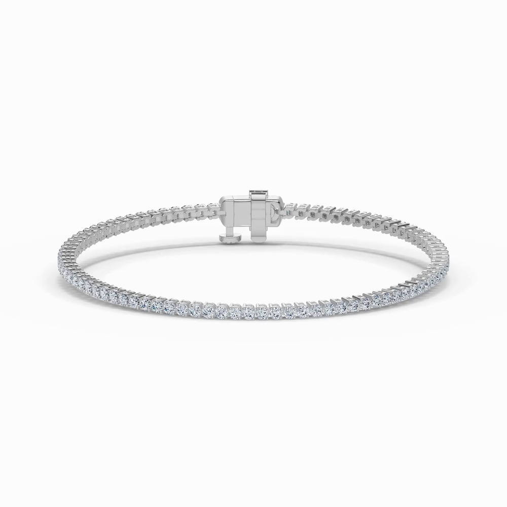 360 degree view of Two-Prong Lab Diamond Tennis Bracelet (2 ct. tw.)