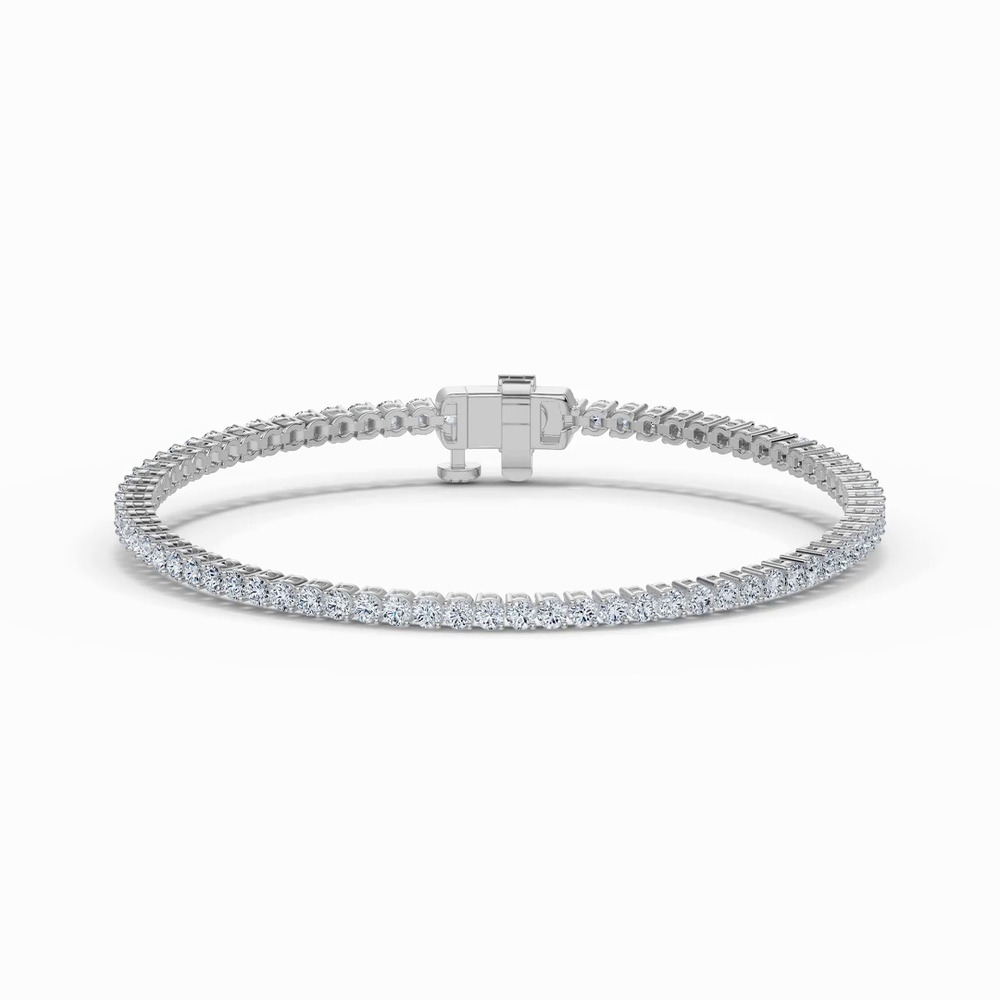 360 degree view of Two-Prong Lab Diamond Tennis Bracelet (3 ct. tw.)