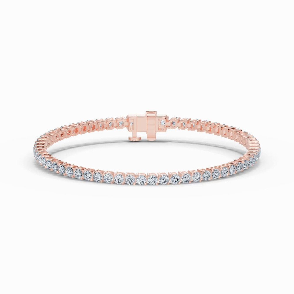 360 degree view of Two-Prong Lab Diamond Tennis Bracelet (5 ct. tw.)