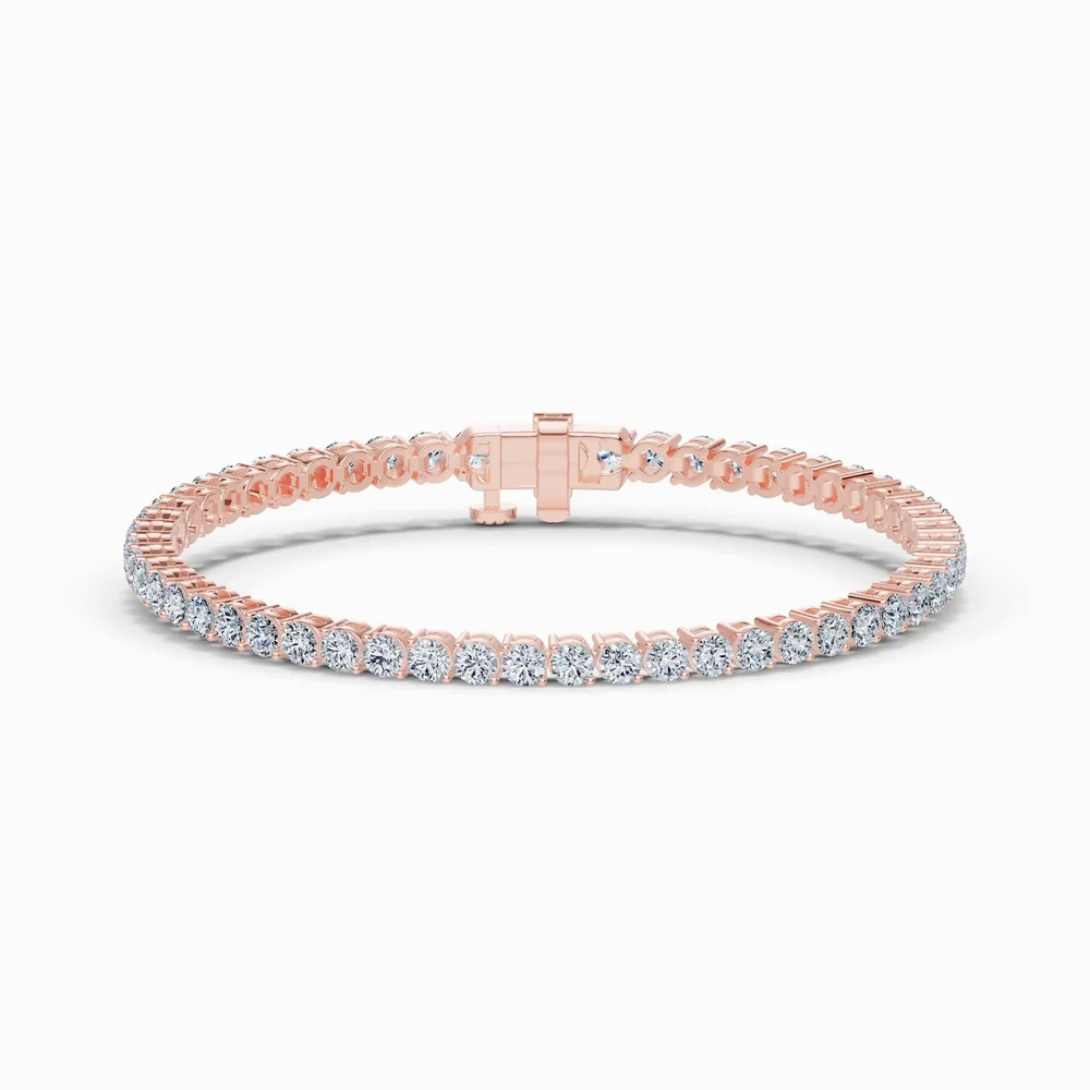 360 degree view of Two-Prong Lab Diamond Tennis Bracelet (7 ct. tw.)