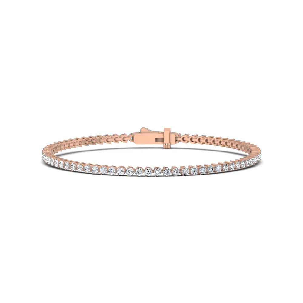 360 degree view of Three-Prong Lab Diamond Tennis Bracelet (2 ct. tw.)