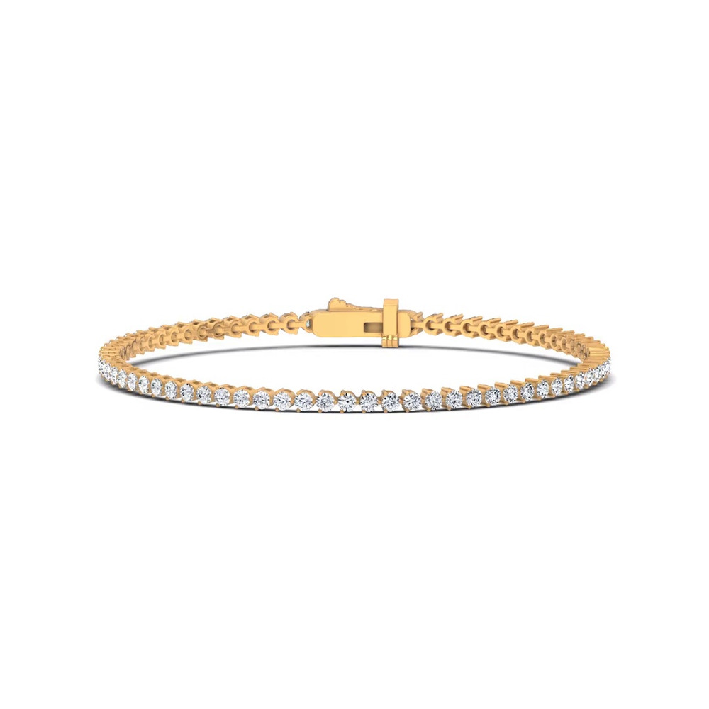 360 degree view of Three-Prong Lab Diamond Tennis Bracelet (2 ct. tw.)
