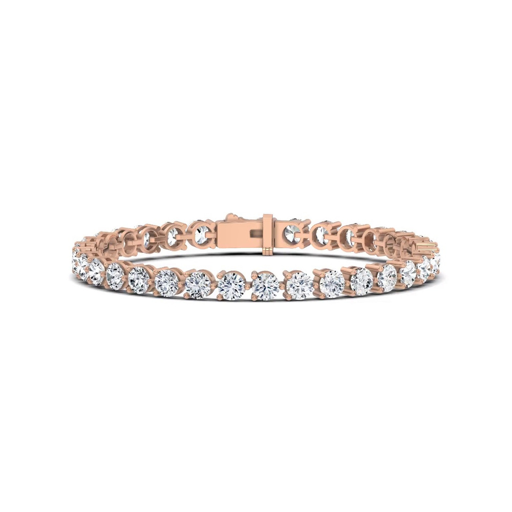 360 degree view of Three-Prong Lab Diamond Tennis Bracelet (11 ct. tw.)