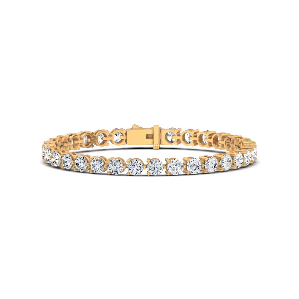 360 degree view of Three-Prong Diamond Tennis Bracelet (11 ct. tw.)