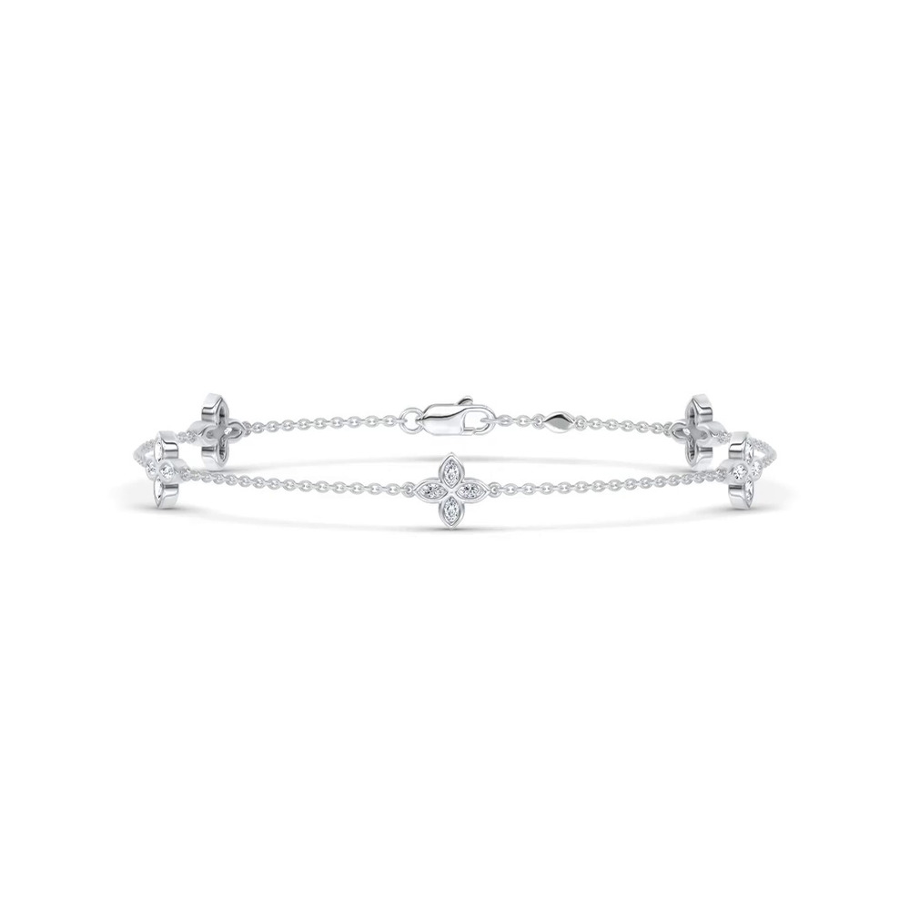 360 degree view of Maravina Rosette Lab Bracelet by Christian Siriano