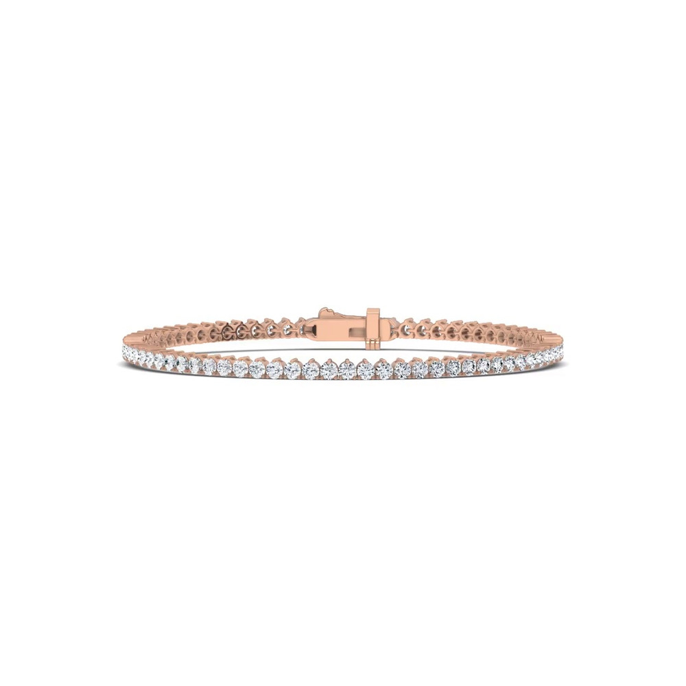 360 degree view of Three-Prong Diamond Tennis Bracelet (3 ct. tw.)