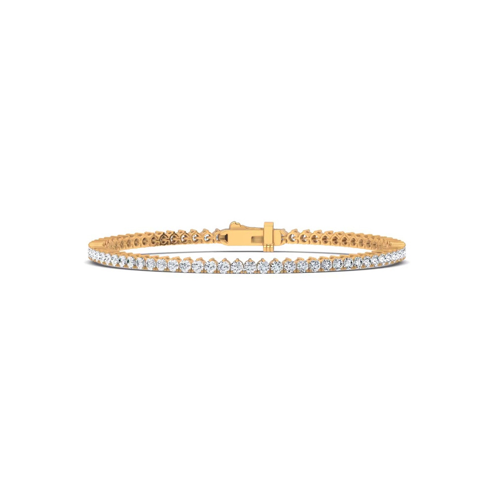 360 degree view of Three-Prong Diamond Tennis Bracelet (3 ct. tw.)