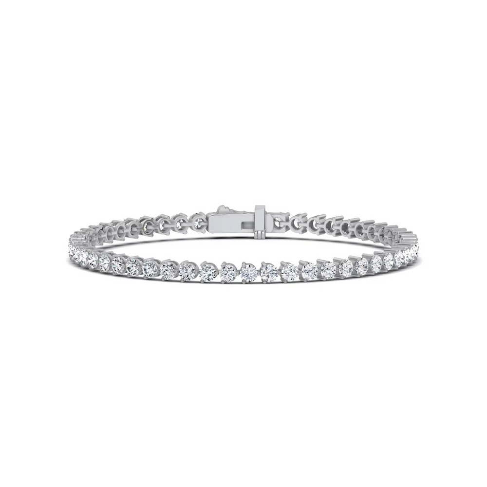 360 degree view of Three-Prong Lab Diamond Tennis Bracelet (4 ct. tw.)