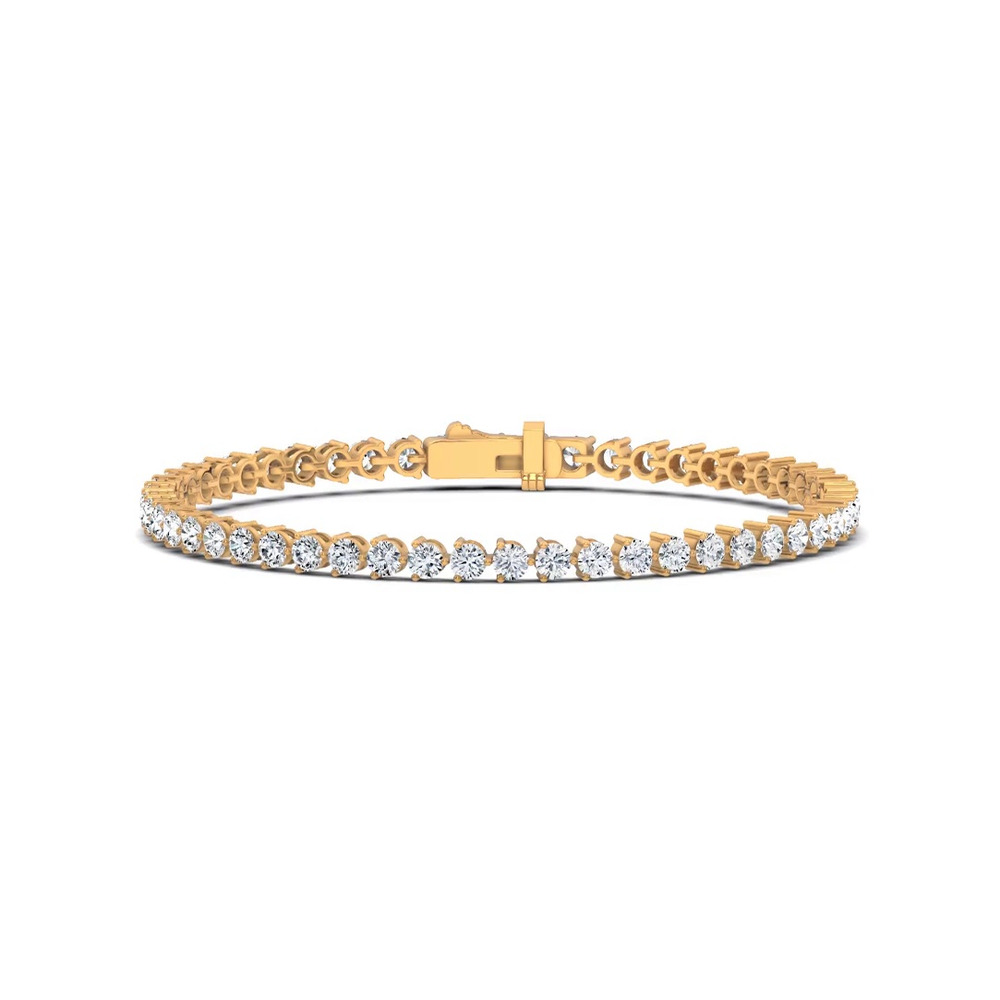 360 degree view of Three-Prong Diamond Tennis Bracelet (4 ct. tw.)
