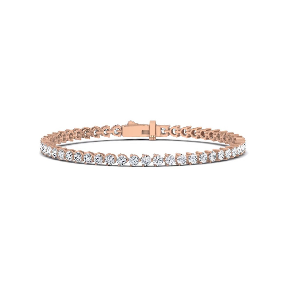 360 degree view of Three-Prong Diamond Tennis Bracelet (4 ct. tw.) - 7.5 In.