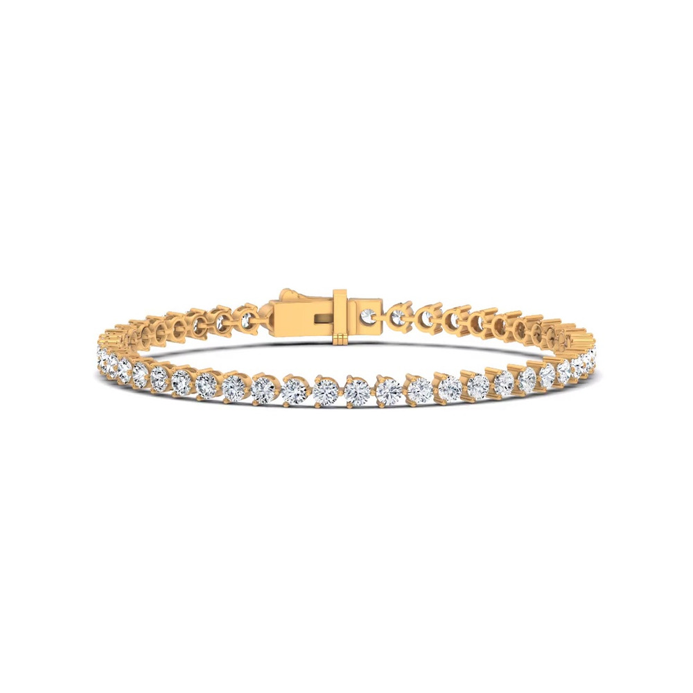 360 degree view of Three-Prong Diamond Tennis Bracelet (5 ct. tw.)