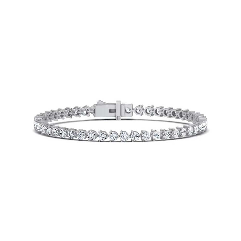 360 degree view of Three-Prong Diamond Tennis Bracelet (5 ct. tw.) - 6.5 In.