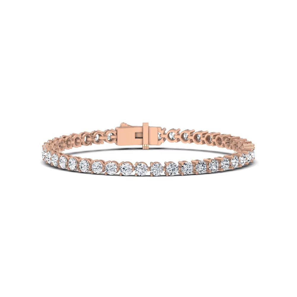 360 degree view of Three-Prong Diamond Tennis Bracelet (6 ct. tw.)