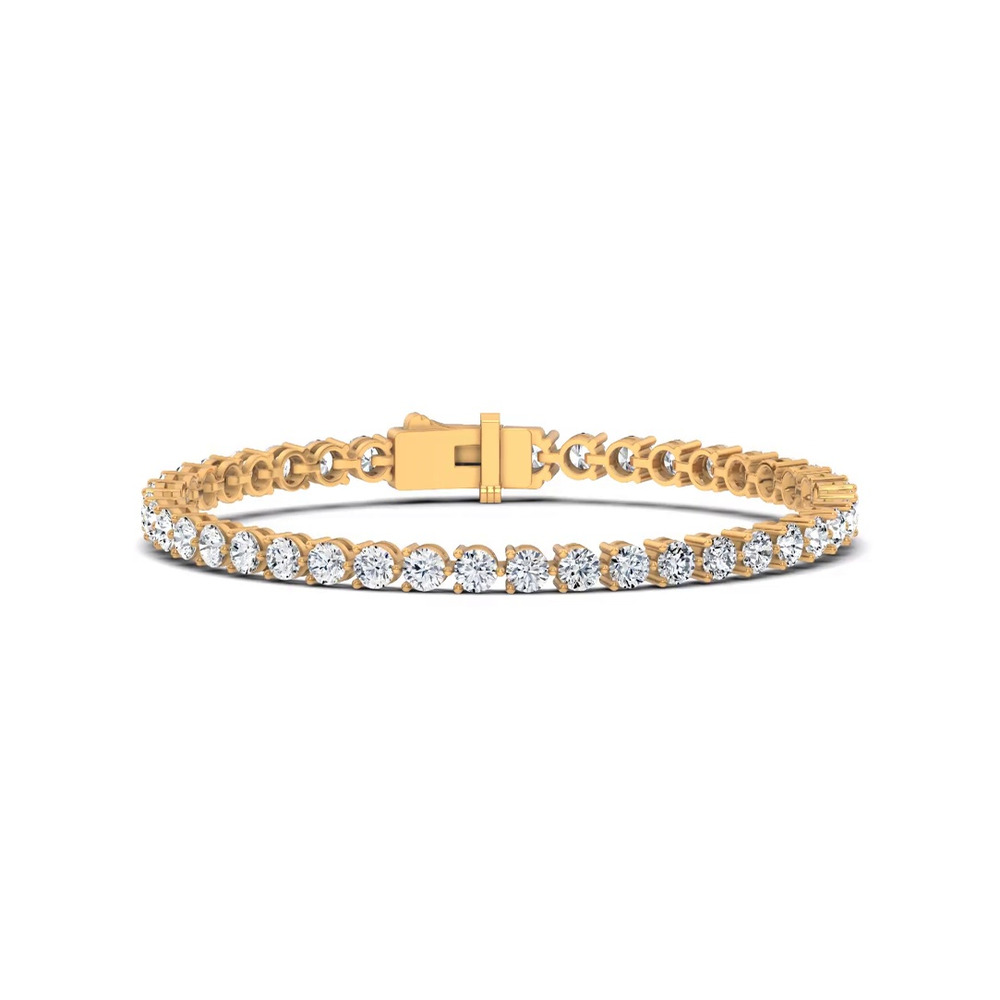 360 degree view of Three-Prong Lab Diamond Tennis Bracelet (6 ct. tw.)