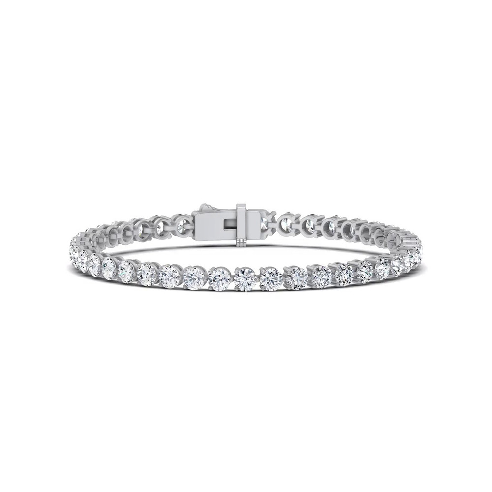 360 degree view of Three-Prong Diamond Tennis Bracelet (7 ct. tw.)