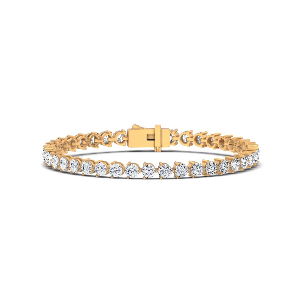 360 degree view of Three-Prong Lab Diamond Tennis Bracelet (8 ct. tw.)
