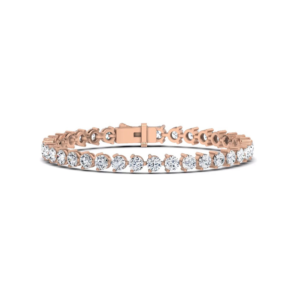 360 degree view of Three-Prong Diamond Tennis Bracelet (9 ct. tw.)