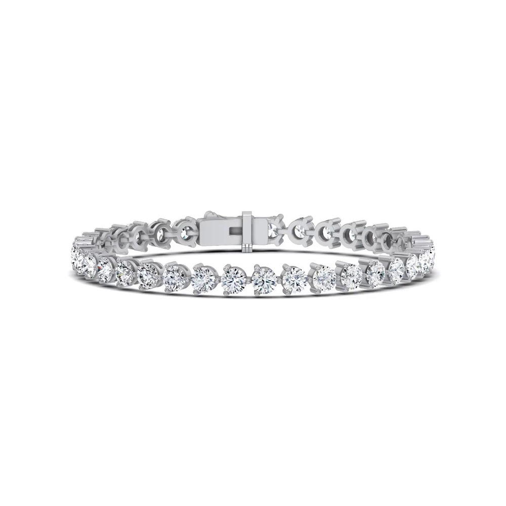 360 degree view of Three-Prong Diamond Tennis Bracelet (9 ct. tw.)