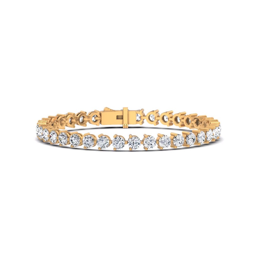 360 degree view of Three-Prong Diamond Tennis Bracelet (9 ct. tw.)