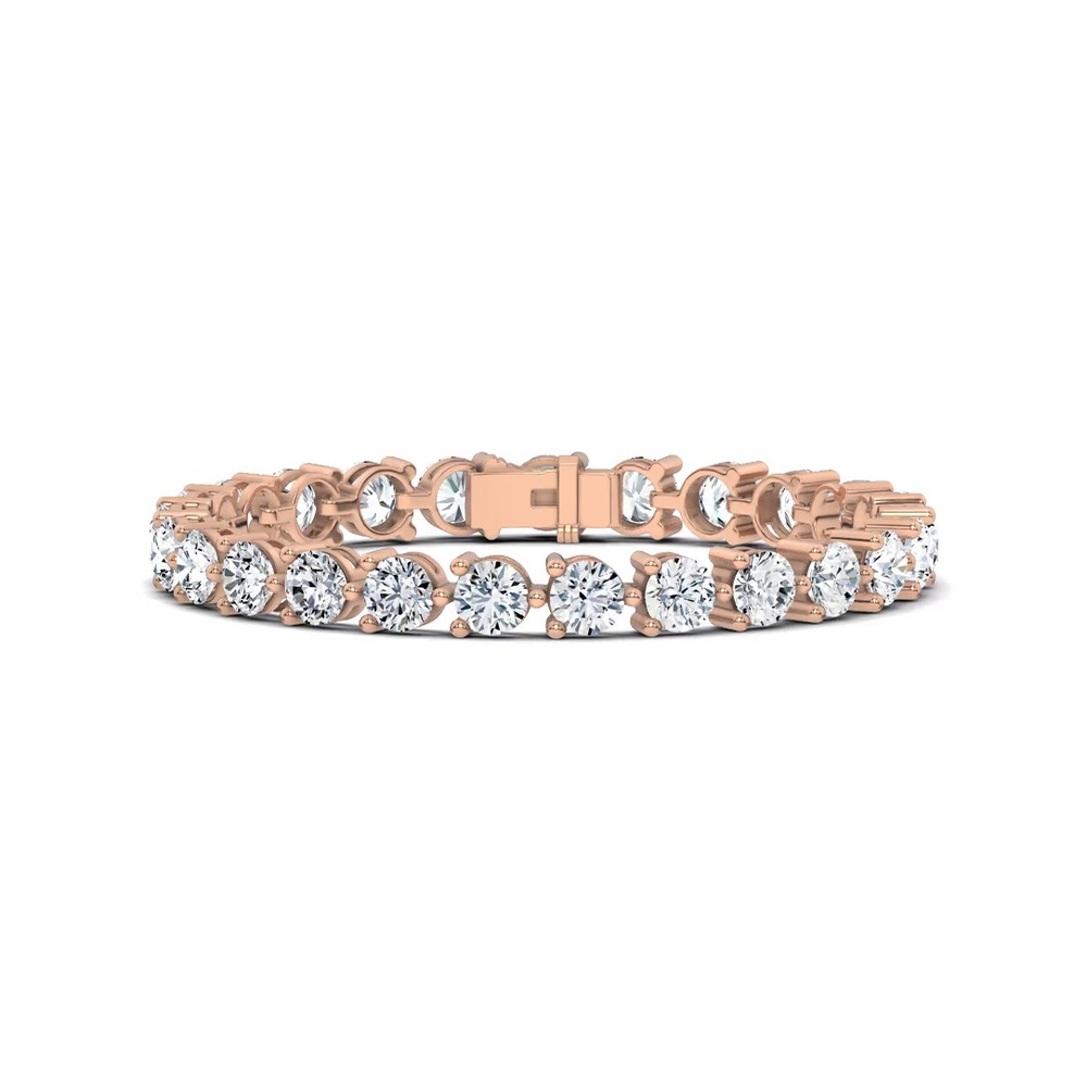 360 degree view of Three-Prong Lab Diamond Tennis Bracelet (15 ct. tw.)