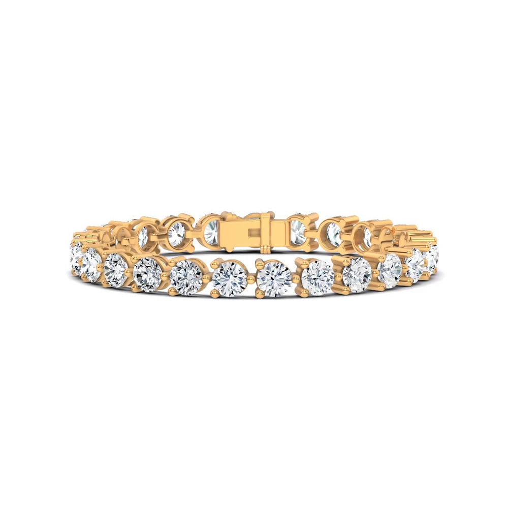 360 degree view of Three-Prong Diamond Tennis Bracelet (15 ct. tw.)