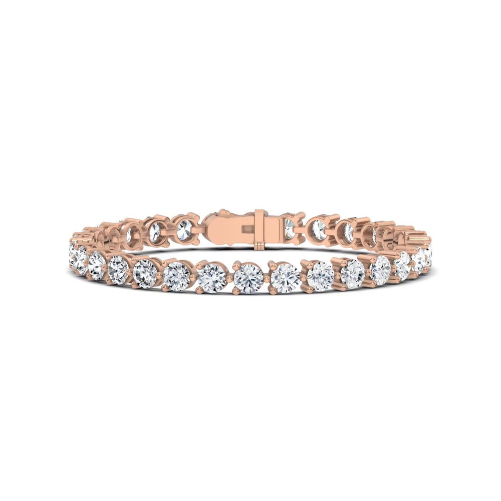 360 degree view of Three-Prong Diamond Tennis Bracelet (12 ct. tw.)