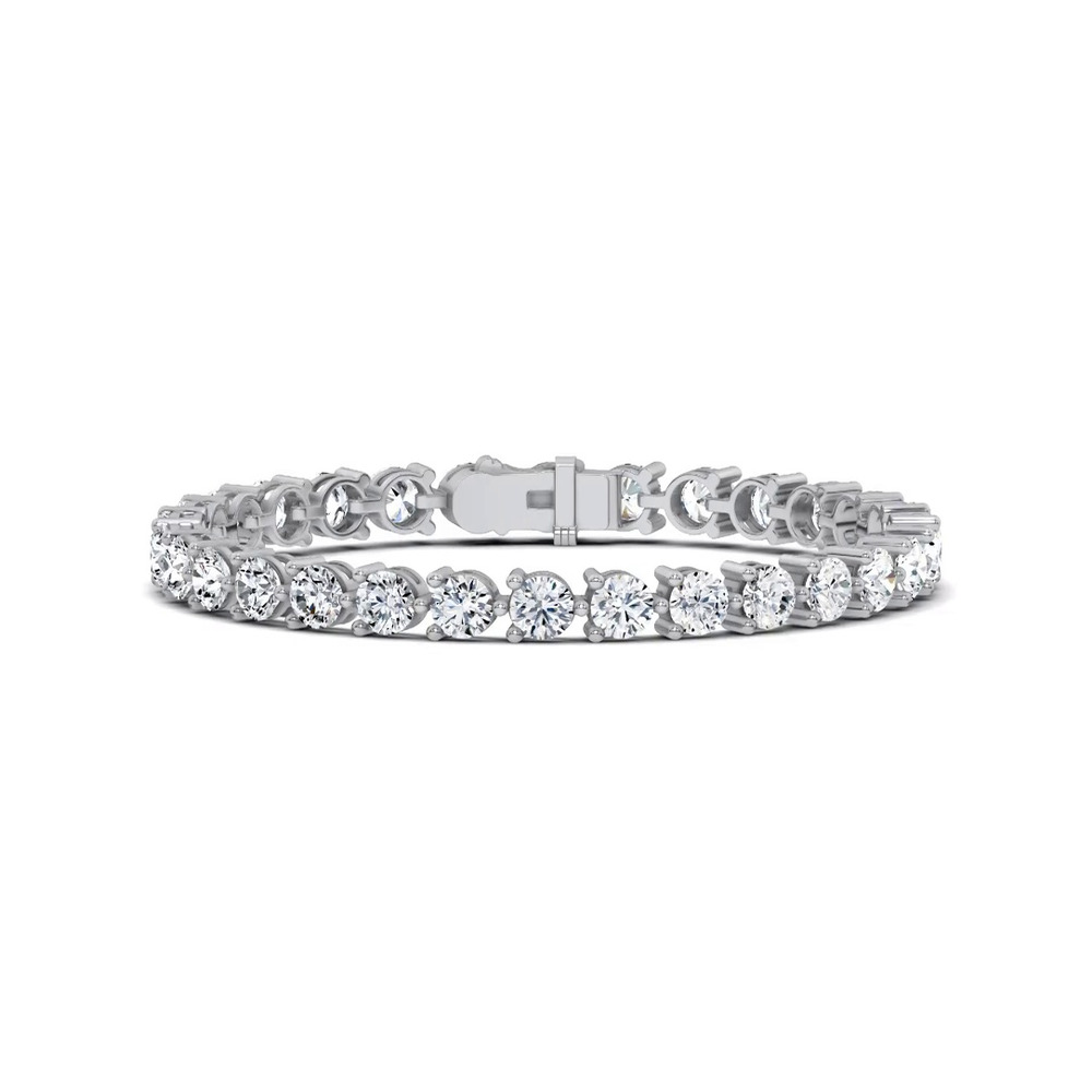 360 degree view of Three-Prong Diamond Tennis Bracelet (12 ct. tw.) - 6.5 In.