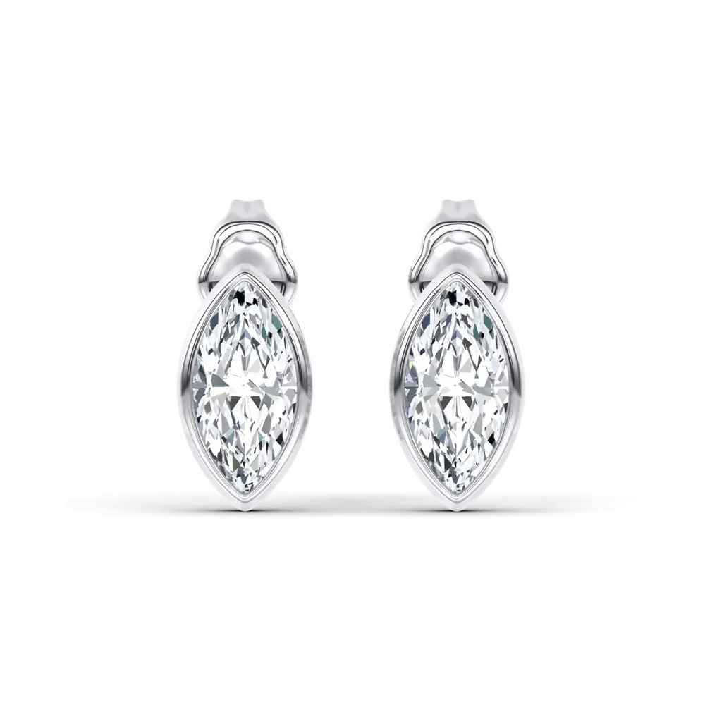 360 degree view of Maravina Bezel Lab Studs by Christian Siriano