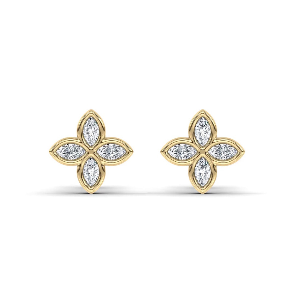 360 degree view of Maravina Rosette Lab Studs by Christian Siriano
