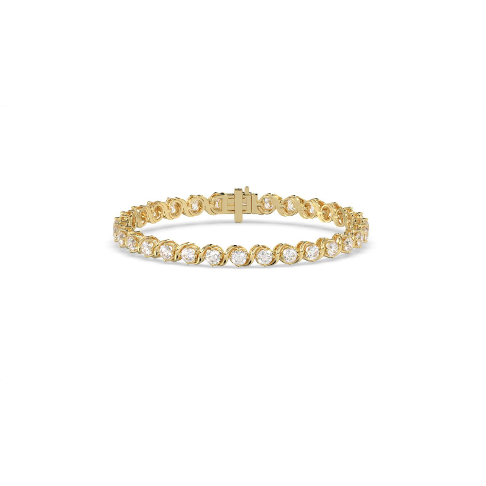 360 degree view of Swirl Lab Diamond Tennis Bracelet (5 ct. tw.)