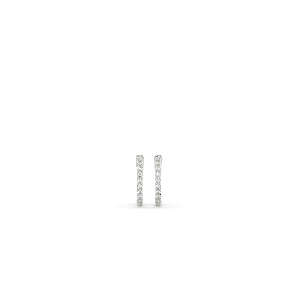 360 degree view of Inside-Out Lab Diamond Hoop Earrings (.50 ct. tw., 22 mm)
