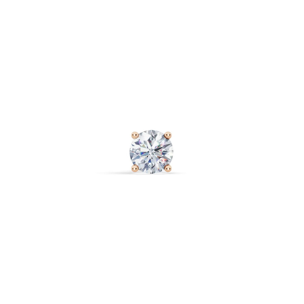 360 degree view of Single Diamond Screw Back Stud Earring (1.5ct)