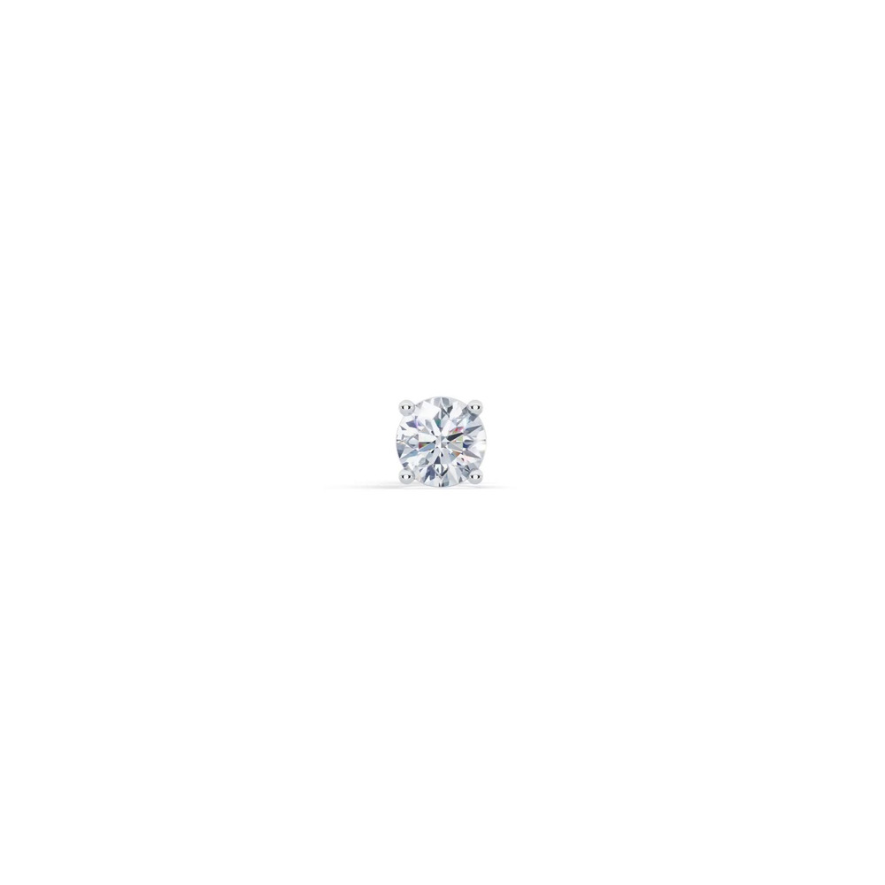 360 degree view of Single Diamond Screw Back Stud Earring (1/2ct)