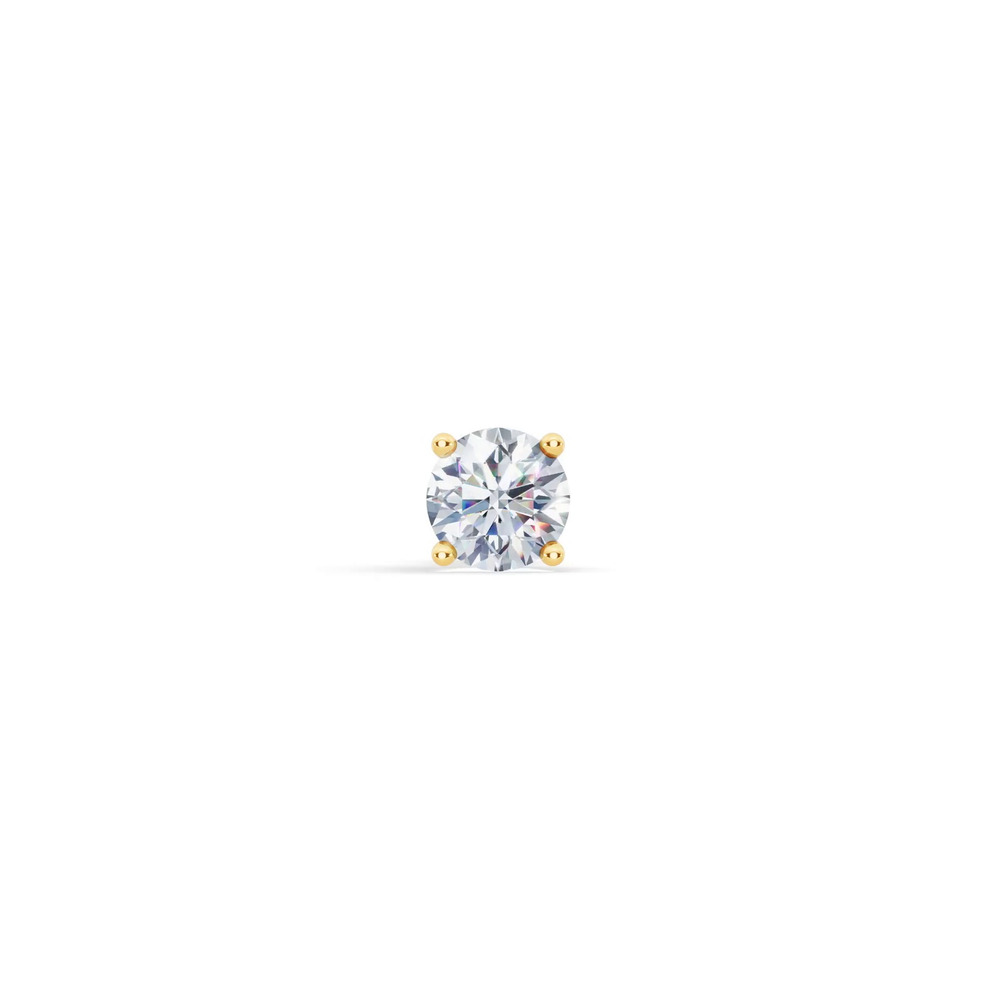 360 degree view of Single Diamond Screw Back Stud Earring (1.5ct)