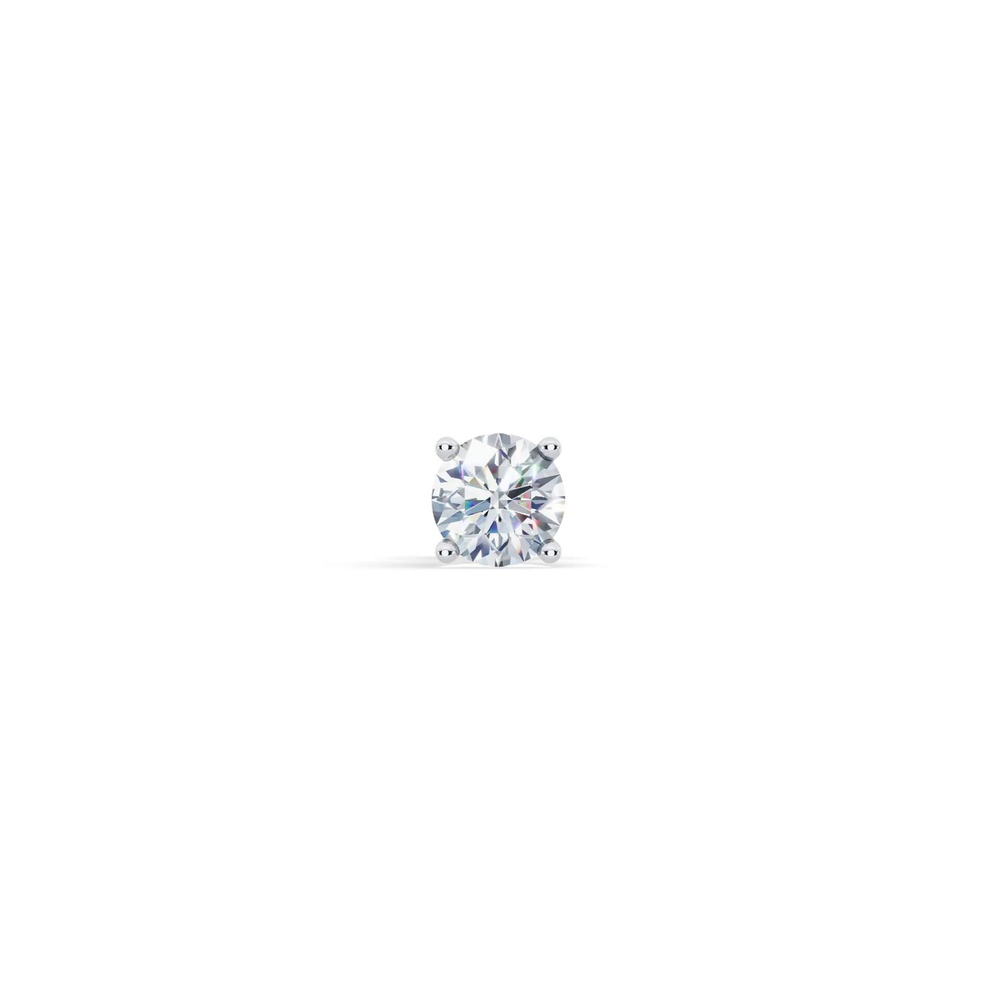 360 degree view of Single Diamond Stud Earring (1ct)