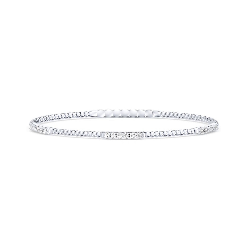 360 degree view of Velocity Active Flex Bar Diamond Bracelet