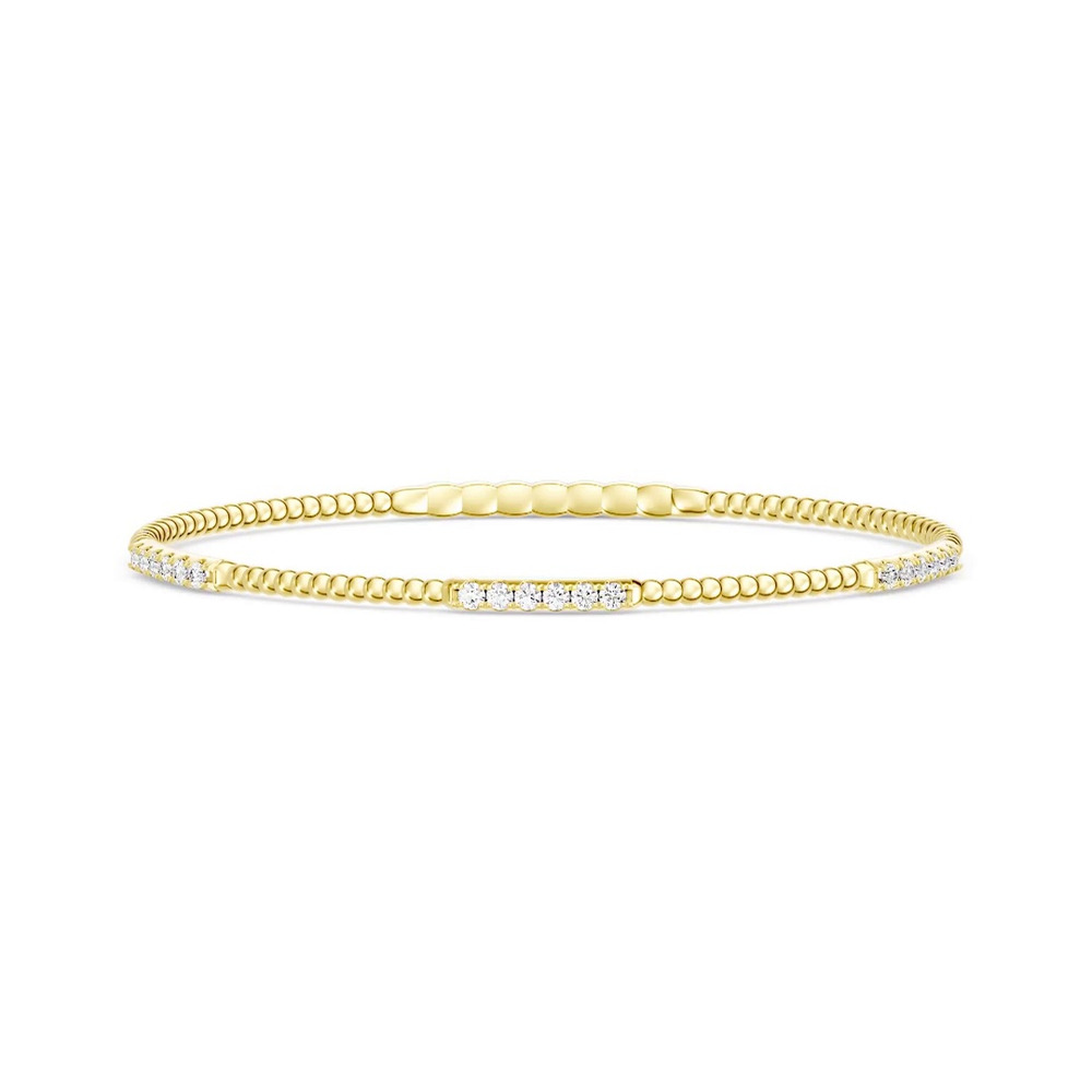 360 degree view of Velocity Active Flex Bar Lab Diamond Bracelet