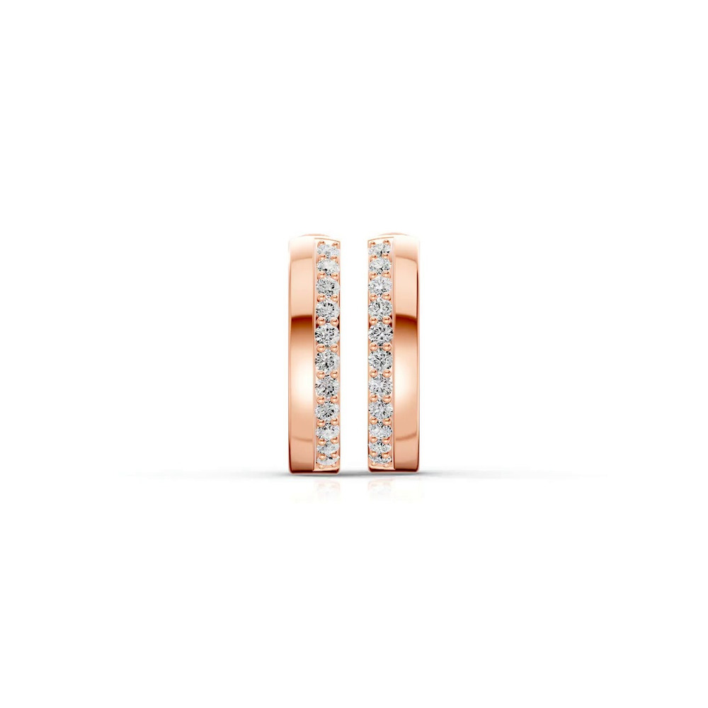 360 degree view of Arceo Lab Diamond Hoops